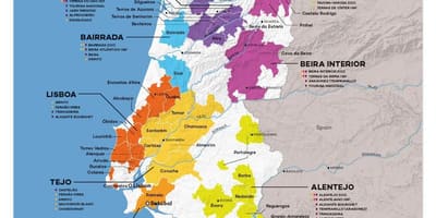 葡萄牙的葡萄酒地图